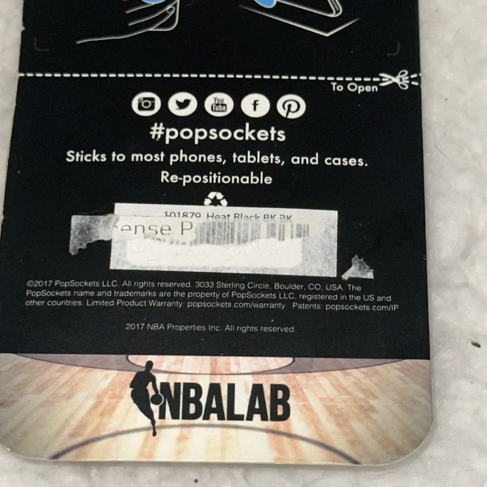 Miami Heat Popsocket NWT